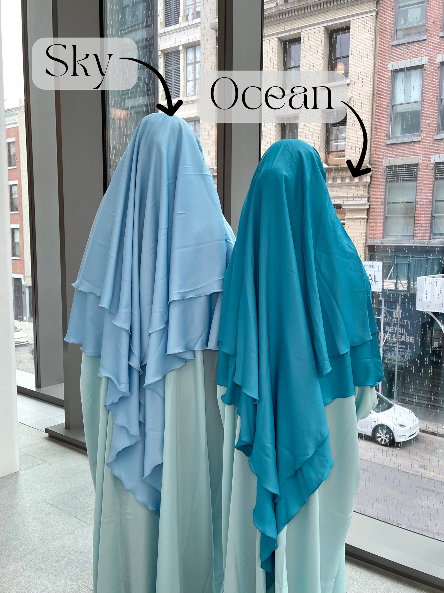 Toned - Double Layered Khimar